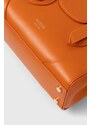 Usnjena torbica Guess DIANA oranžna barva, HWDIAA L4136