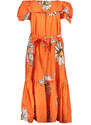 DESIGUAL WOMEN'S LONG DRESS ORANGE