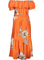 DESIGUAL WOMEN'S LONG DRESS ORANGE