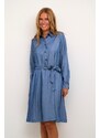 Kaffe Dolga srajca 'Leonora' kraljevo modra