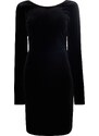 faina Koktejl obleka črna