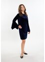 Usha Koktejl obleka marine