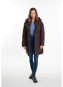 usha BLUE LABEL Zimska jakna 'Fenia' temno rjava
