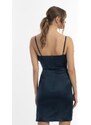 faina Koktejl obleka marine