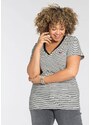 Levi's Plus Majica 'The Perfect V-Neck (Plus Size)' črna / bela