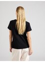 GUESS Funkcionalna majica 'Briana' črna / srebrna