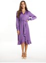 faina Koktejl obleka lila