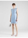 ONLY Koktejl obleka 'ONLNEW KARO' svetlo modra