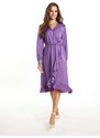faina Koktejl obleka lila