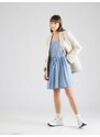 VILA Obleka 'VILISE' golobje modra / bela