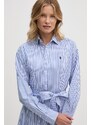 Bombažna obleka Polo Ralph Lauren