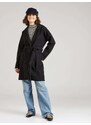 PIECES Prehoden plašč črna
