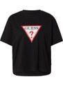 GUESS JEANS Majica 'ICONIC' rdeča / črna / bela