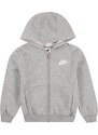 Nike Sportswear Jopa na zadrgo 'CLUB FLEECE' pegasto siva