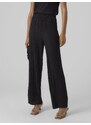 VERO MODA Hlače črna