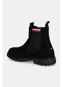 Chelsea iz semiša Tommy Hilfiger HILIFGER OUTDOOR SUEDE CHELSEA moški, črna barva, FM0FM05191
