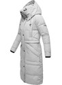 MARIKOO Zimski plašč 'Ayumii' svetlo siva / črna