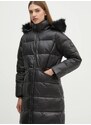 Puhovka Calvin Klein ženska, črna barva, K20K207734