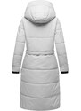 MARIKOO Zimski plašč 'Ayumii' svetlo siva / črna