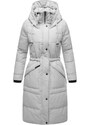 MARIKOO Zimski plašč 'Ayumii' svetlo siva / črna