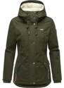 MARIKOO Zimska jakna 'Bikoo' umbra / temno zelena