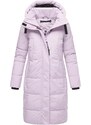 MARIKOO Zimski plašč roza / črna