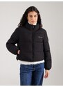 GUESS JEANS Zimska jakna črna / bela