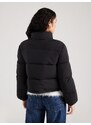 GUESS JEANS Zimska jakna črna / bela