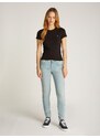 Tommy Jeans Majica črna / bela