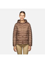 Dark Brown Women's Quilted Jacket Geox Jaysen - Women's