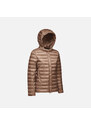 Dark Brown Women's Quilted Jacket Geox Jaysen - Women's