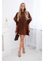Kesi Batwings Oversize Dress Brown