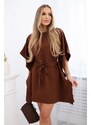 Kesi Batwings Oversize Dress Brown