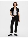 LEVI'S  Kavbojke '501 Crop' črna