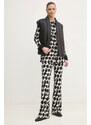 Hlače DIANE VON FURSTENBERG ženske, črna barva, DVFPL4S002