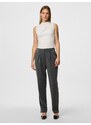 PIECES Hlače z naborki 'PCKamil' grafit