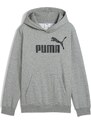 PUMA Majica 'Ess No. 1' siva / črna