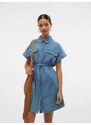 VERO MODA Dolga srajca 'VMNotus' moder denim