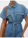 VERO MODA Dolga srajca 'VMNotus' moder denim