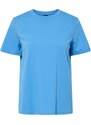 PIECES Majica 'PCRia' nebeško modra