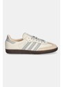 Usnjene superge adidas Originals Samba OG W bež barva, JH7299