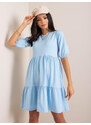 RUE PARIS Dress-RV-SK-5587.93-Light Blue