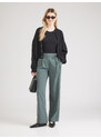 ABOUT YOU Hlače z naborki 'Gemma' zelena