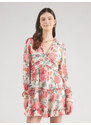 VILA Obleka 'VIEmsa' jelka / mandarina / svetlo rdeča / bela