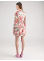 VILA Obleka 'VIEmsa' jelka / mandarina / svetlo rdeča / bela