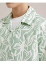 WE Fashion Srajca svetlo zelena / bela
