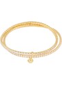 MICHAEL Michael Kors Zapestnica 'BRILLIANCE' zlata / transparentna