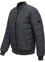 Ragwear Prehodna jakna 'Bombina' temno siva / črna