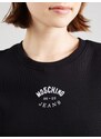 Moschino Jeans Majica črna / bela