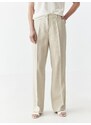 TATUUM Hlače bež / progasto bež